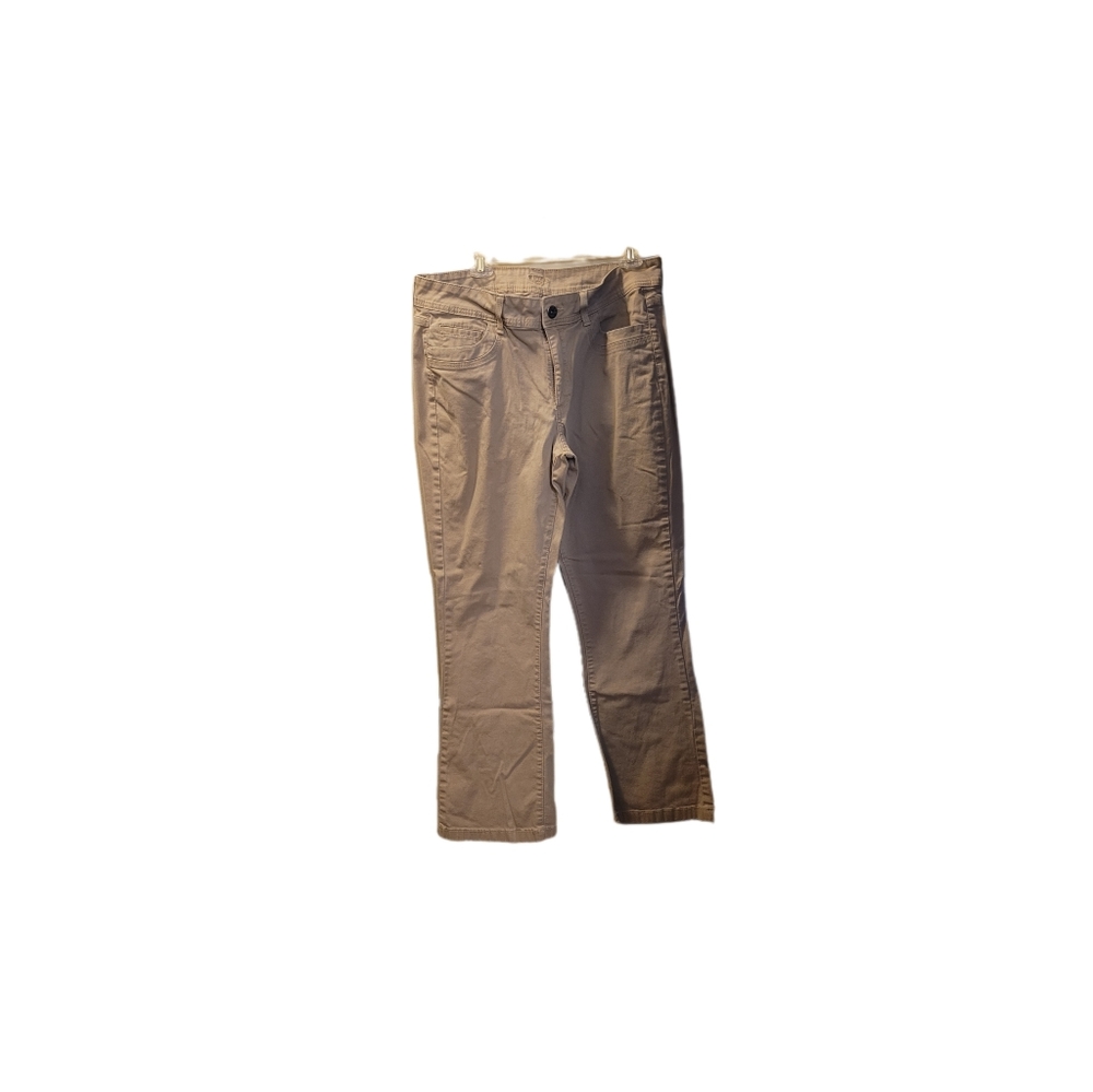 Women’s Beige Straight-Leg Jeans